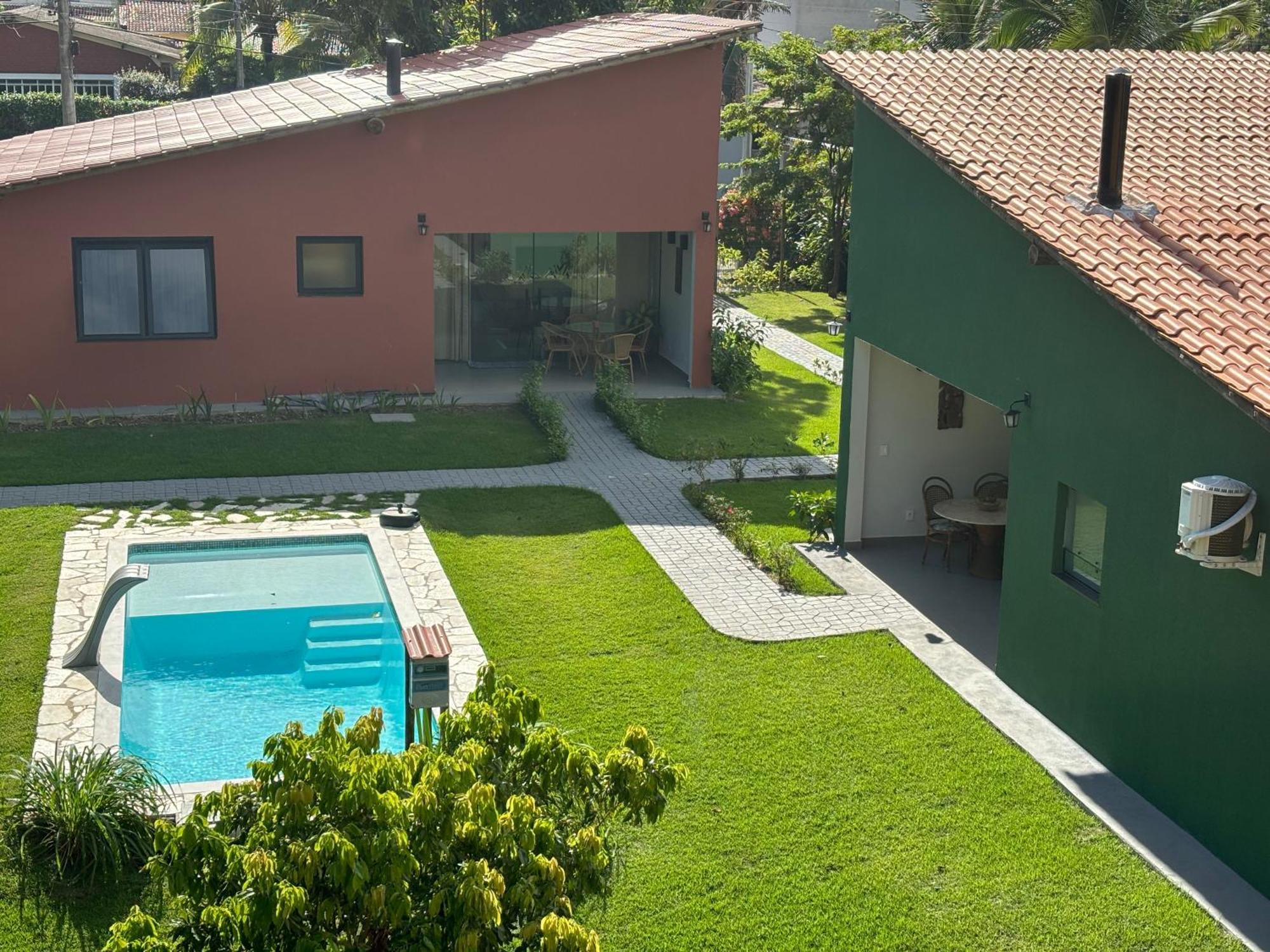 圣塞巴斯蒂安Casas Aconchegantes Com Piscina Na Encantadora Praia Das Cigarras别墅 外观 照片