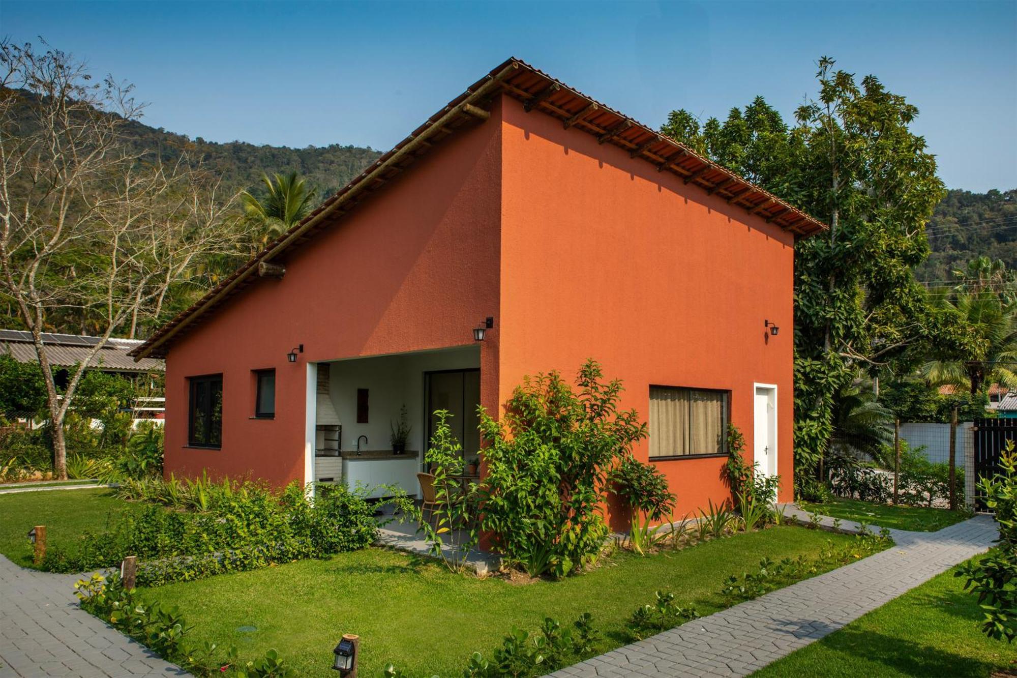 圣塞巴斯蒂安Casas Aconchegantes Com Piscina Na Encantadora Praia Das Cigarras别墅 外观 照片